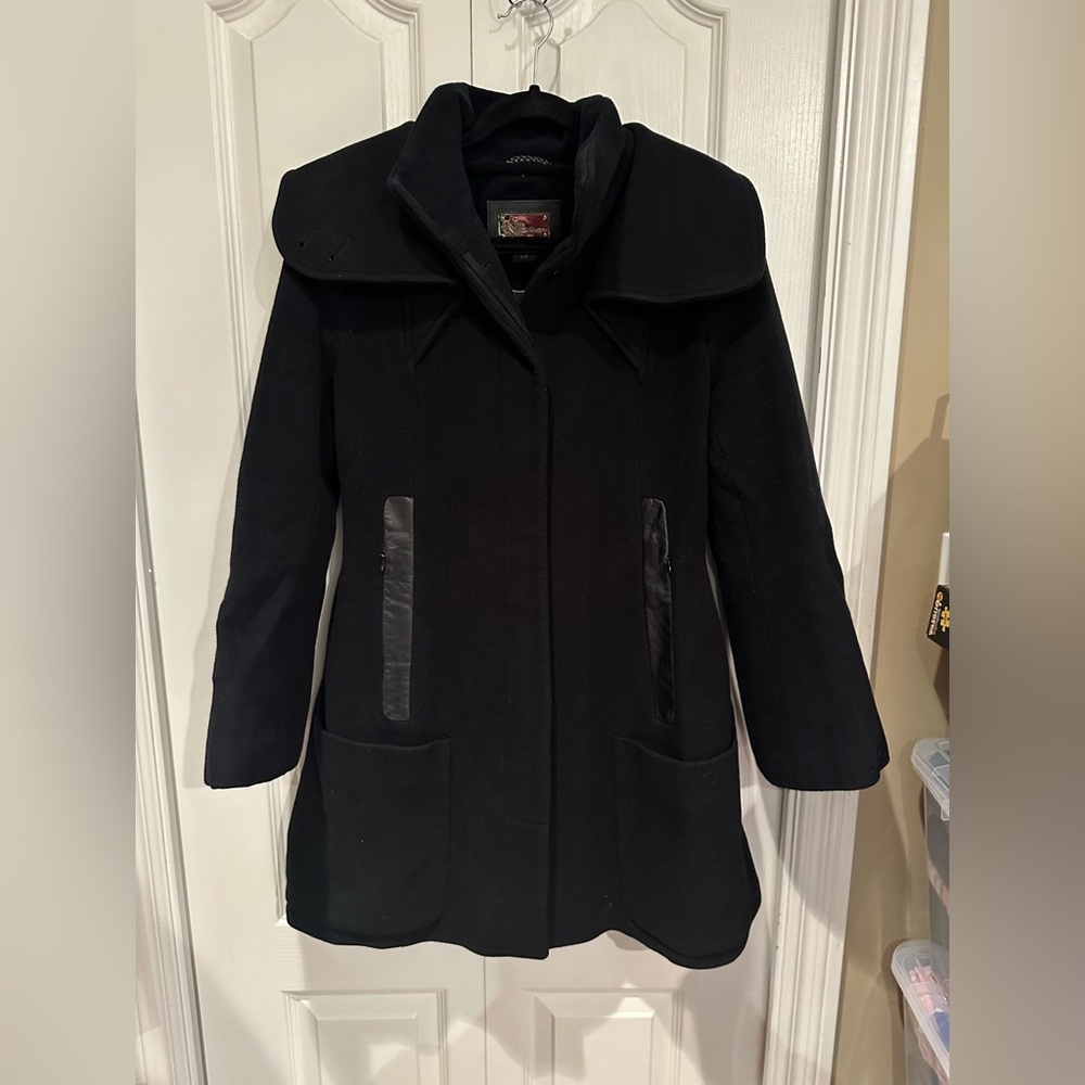 EUC mackage wool blend coat